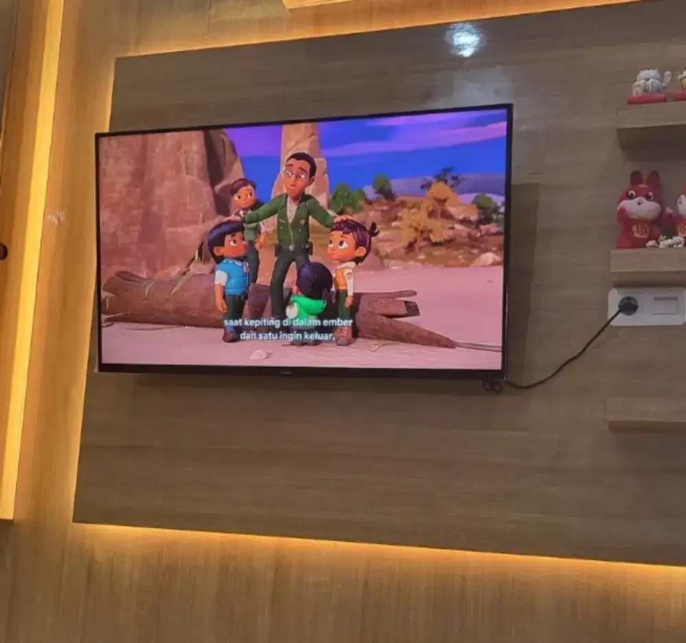 Smart tv android realme 43inch bezelless