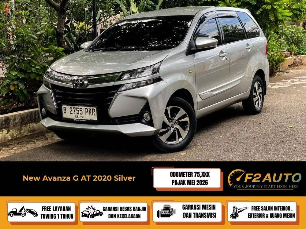 Toyota Avanza G AT 2020 Silver Metalik