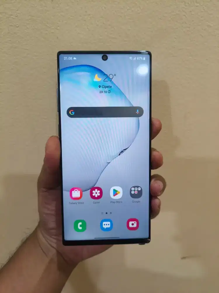 Samsung galaxy note 10 plus Ram 12GB/256GB siap pakai