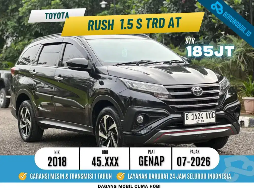 [TERMURAH] Toyota Rush  1.5 S TRD AT 2018