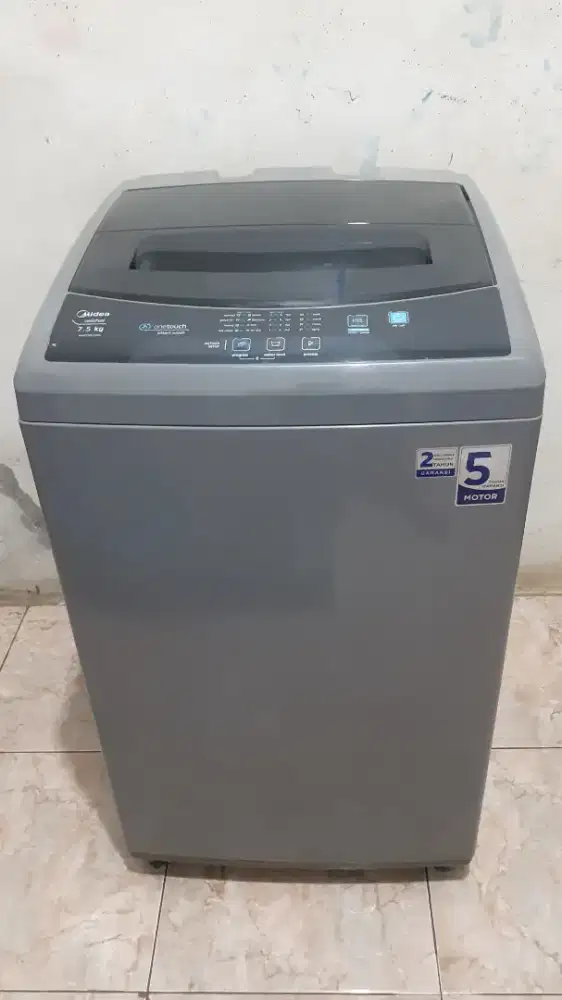 JUAL MSN CUCI 1 TABUNG OTOMATIS (MIDEA-7.5KG) SIAP PAKAI