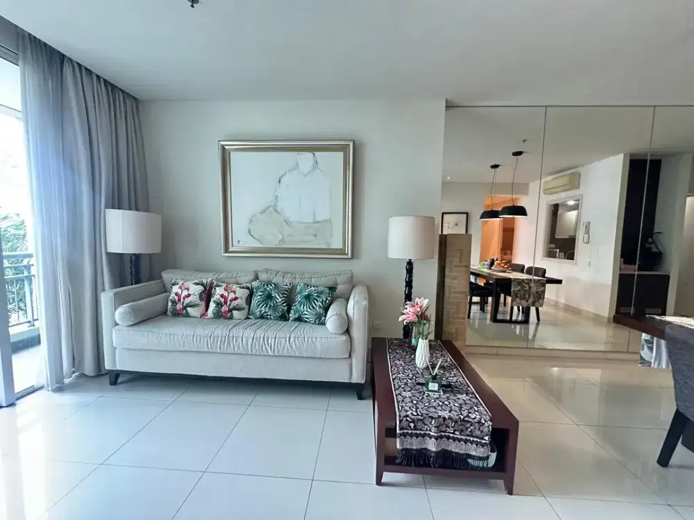 Dijual Unit Apartemen 3 kamar Furnished, di Central Park Residences Jakarta Barat
