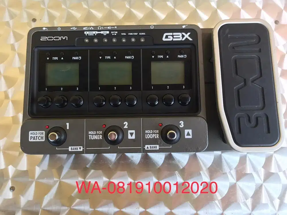 Efek Gitar Zoom G3x