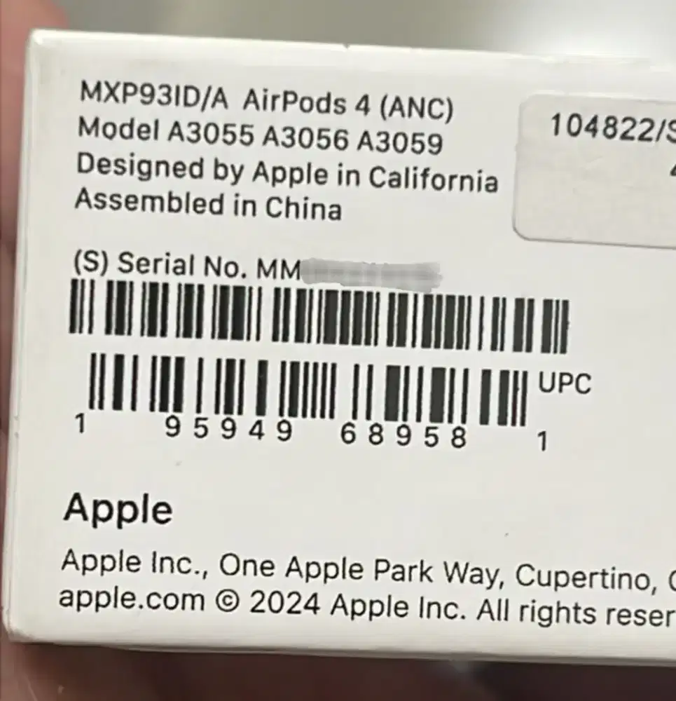 Apple Airpods Gen 4 with ANC BNIB Garansi Resmi Indonesia