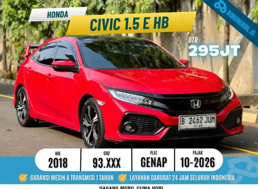Honda civic E 1.5 Turbo hatchback 2018