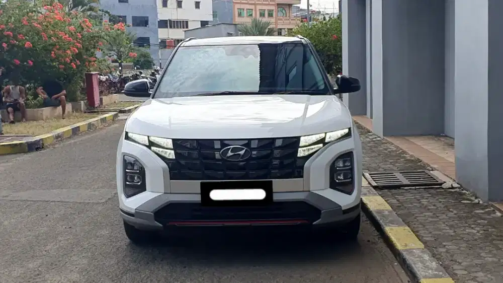 Km34rb hyundai creta prime 2022 putih sunroof pajak panjang tangan 1