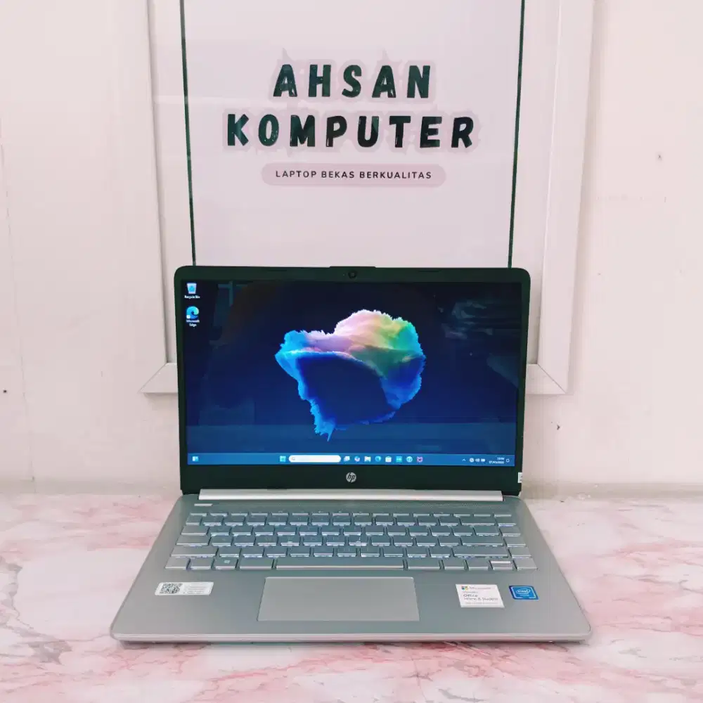 HP 14s DQ0508TU CELERON N4120 8GB 256GB SSD 14 BACKLIT SILVER