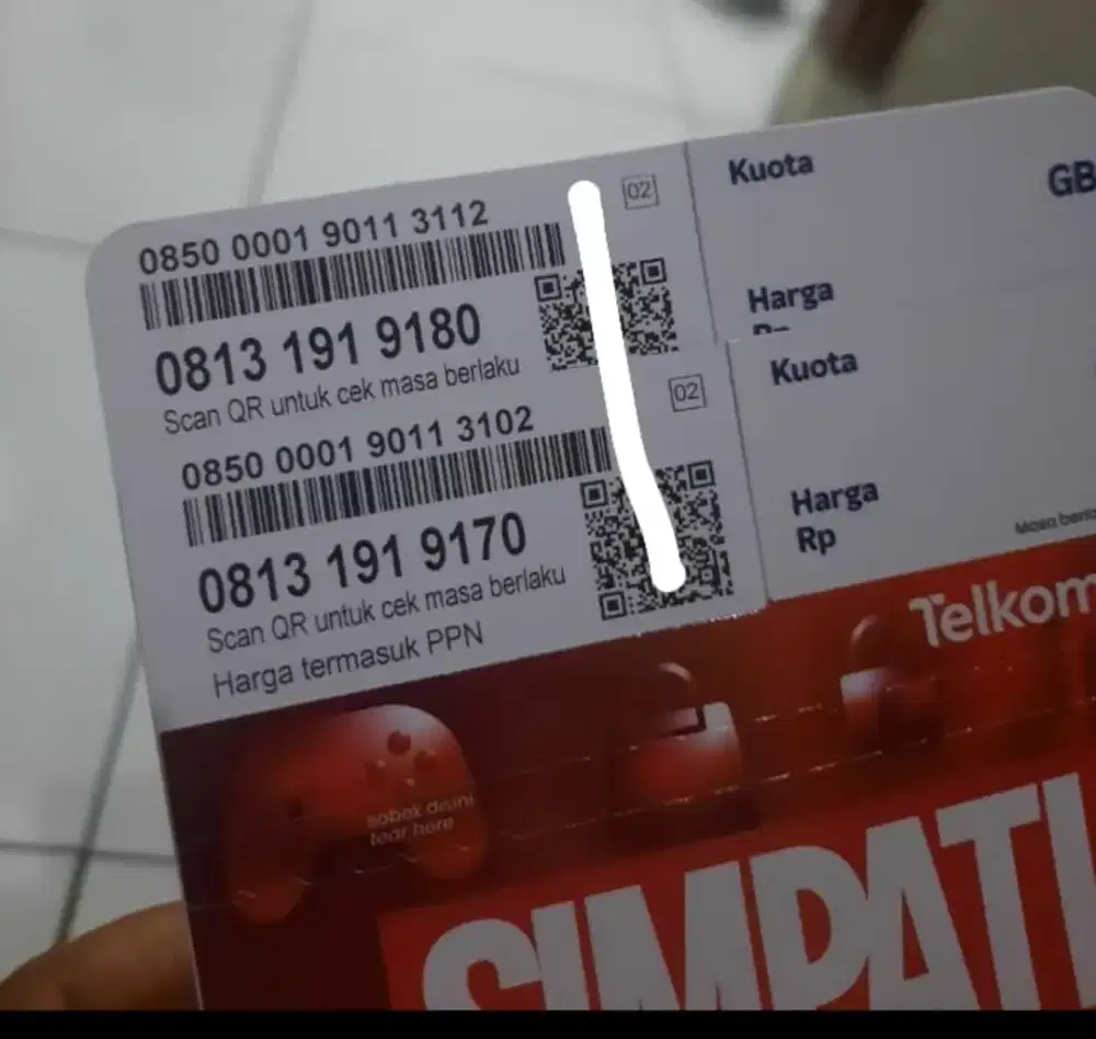 Nomor simpati 11 angka pasangan