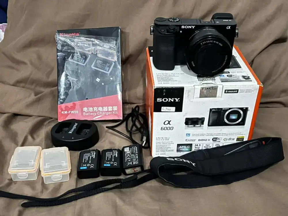 Sony a6000 like new fuldus no minus