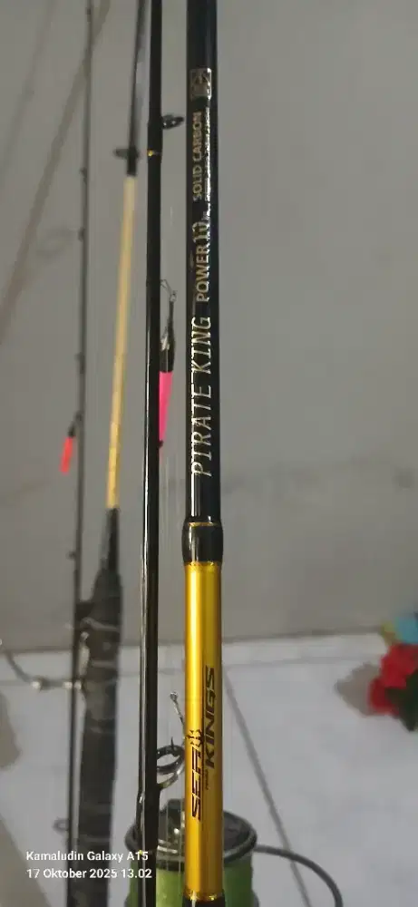Jual 2 set pancing lengkap& tas pancing