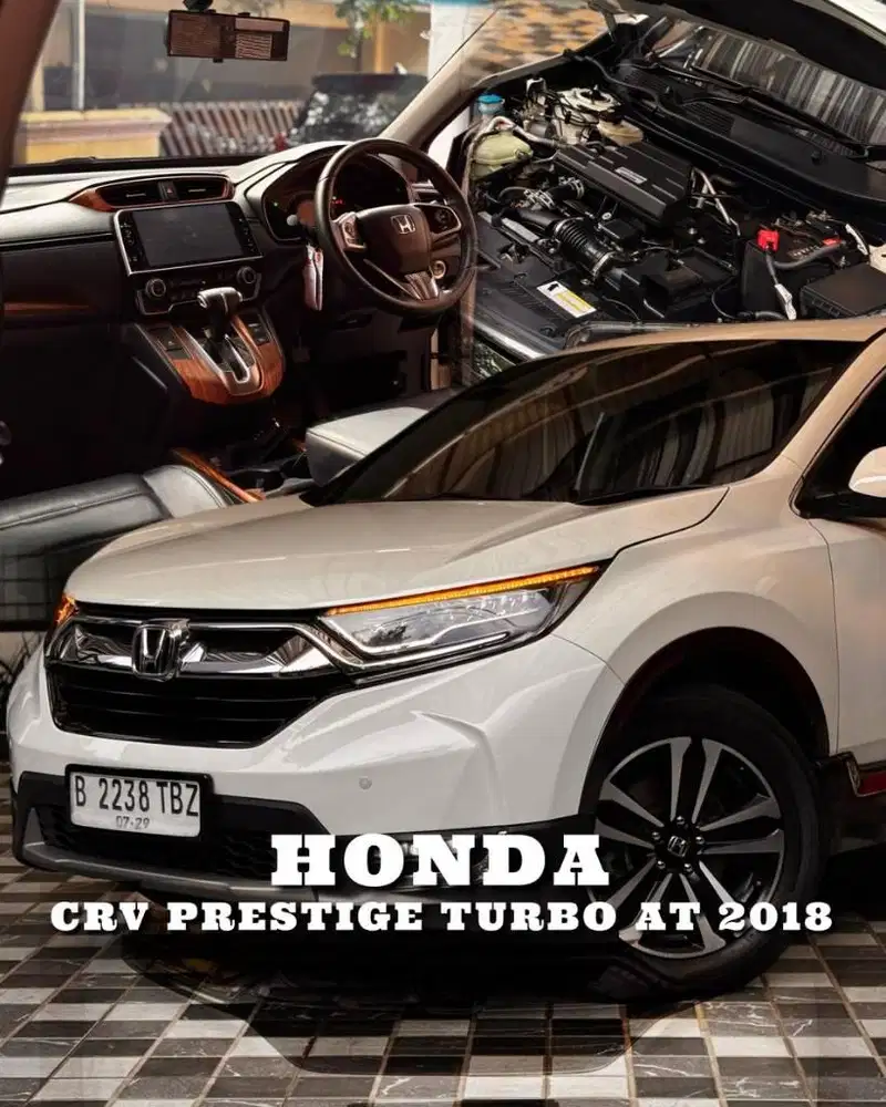 Honda CRV Turbo Prestige Sunroof Panoramic AT Matic 2018 Model 2019