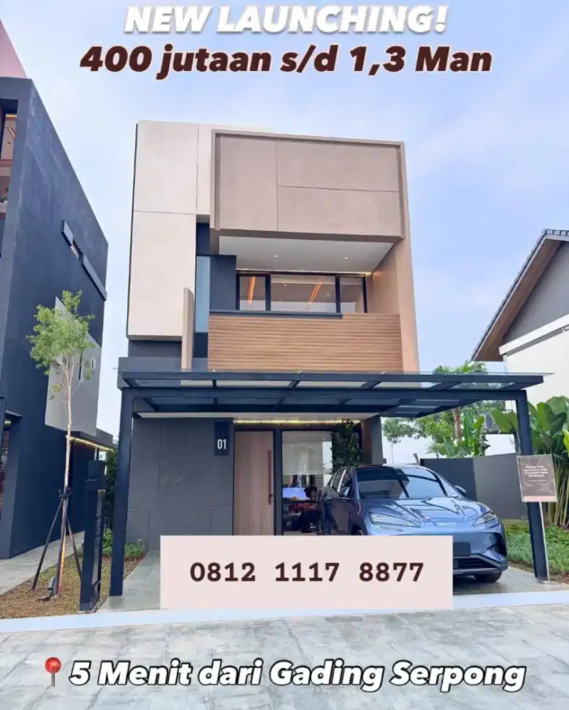 Dijual Rumah Baru Park Serpong Phase 6 dekat gading serpong tangerang