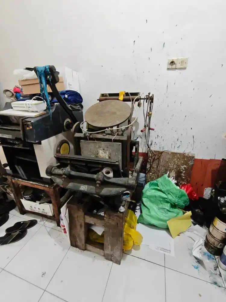 Mesin plong manual hotprint emboss