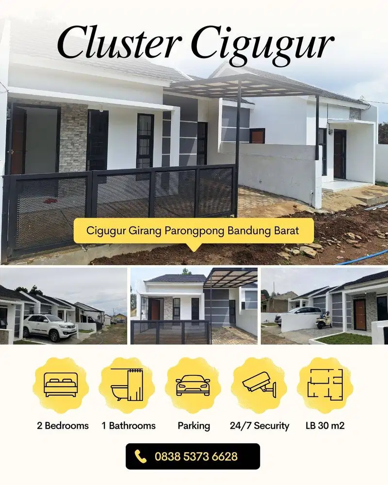 Yang bener aja emang ada rumah cluster dekat kota cuma 300tj?!