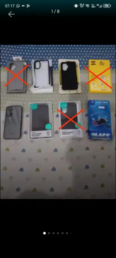 Casing dan Temperglass Handphone Poco F7 Original (Nego)