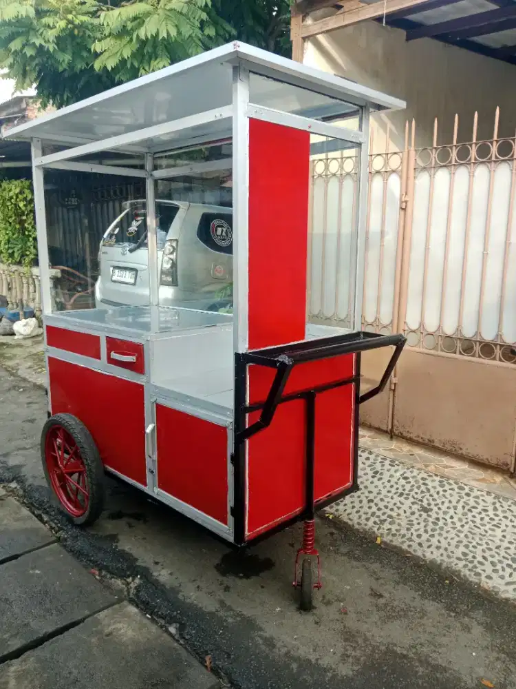 Gerobak alumunium  ( nego tipis  )