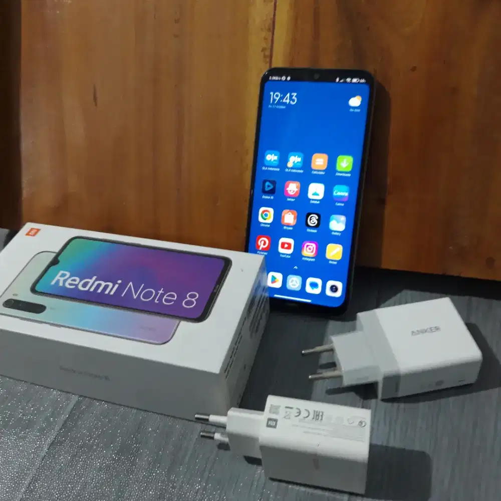 Redmi note 8 biru 4/64gb