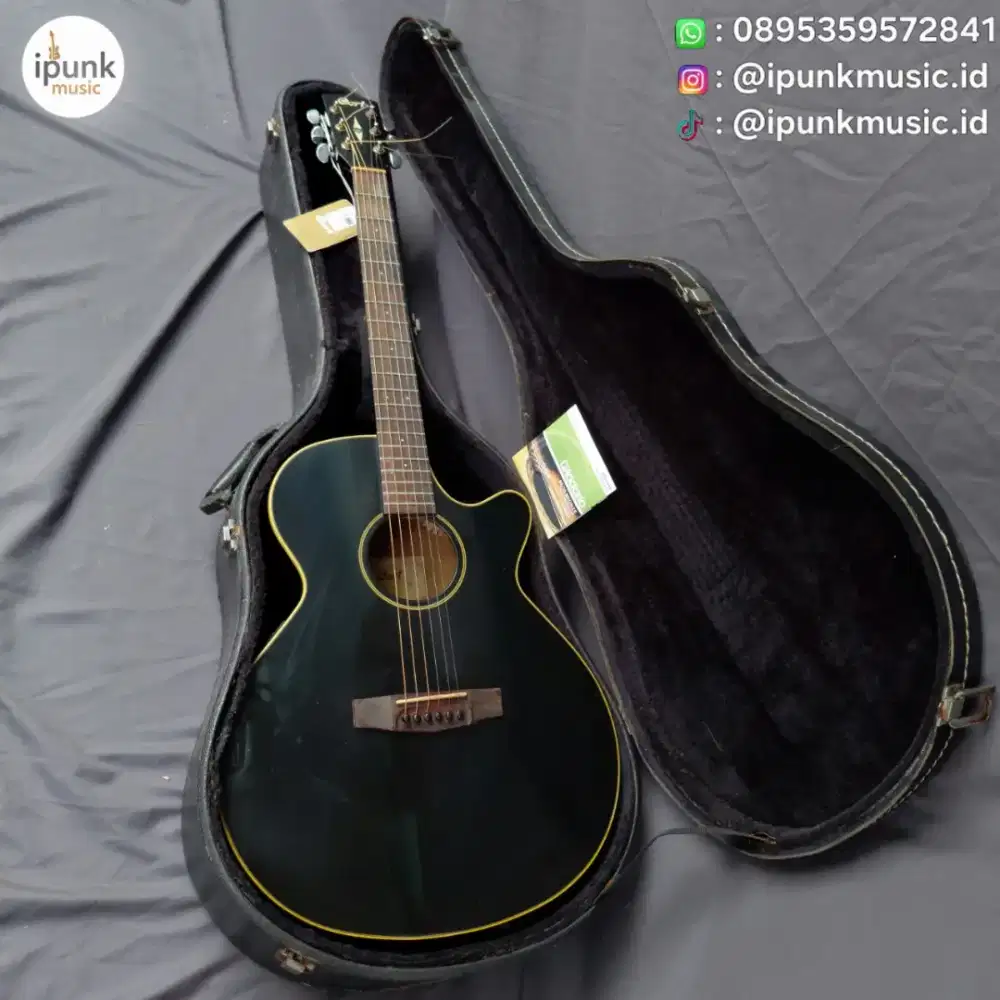 Cort SFX 1F BLK Original TOP SOLID Gitar Akustik Elektrik string