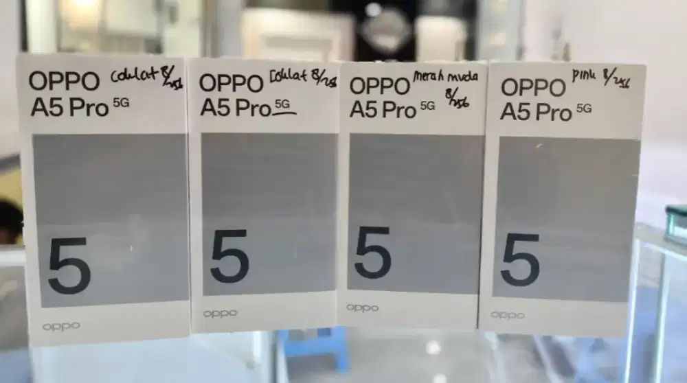 Murah new Oppo A5 pro 5G 12/256 grs resmi, bs TT