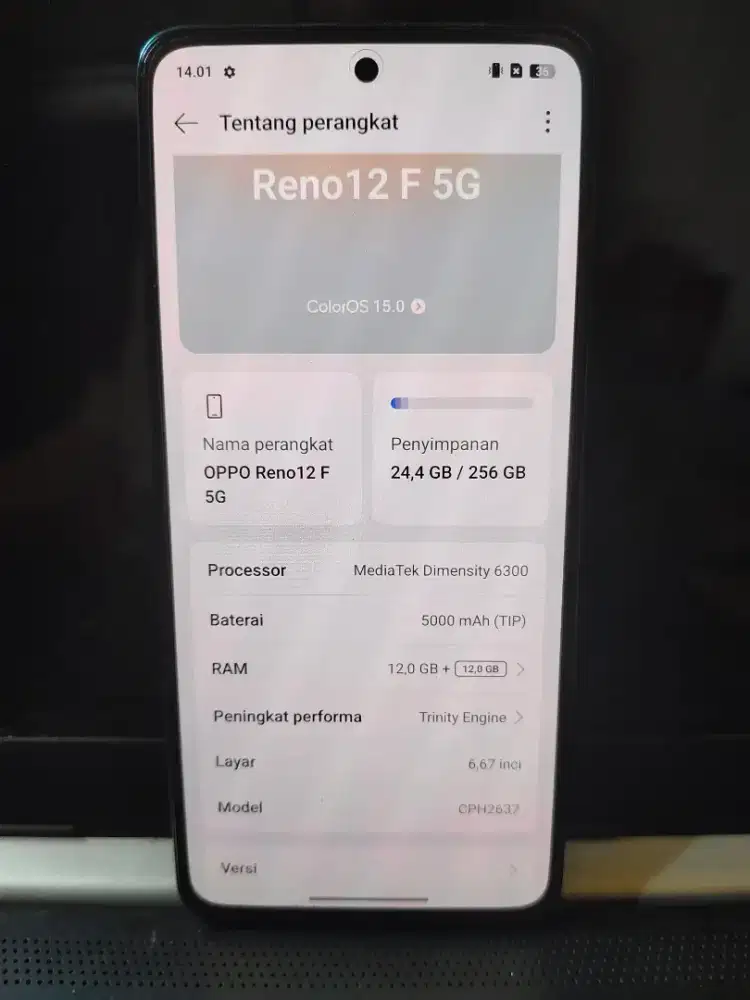Oppo RENO 12F 5G 12/256 + charger
