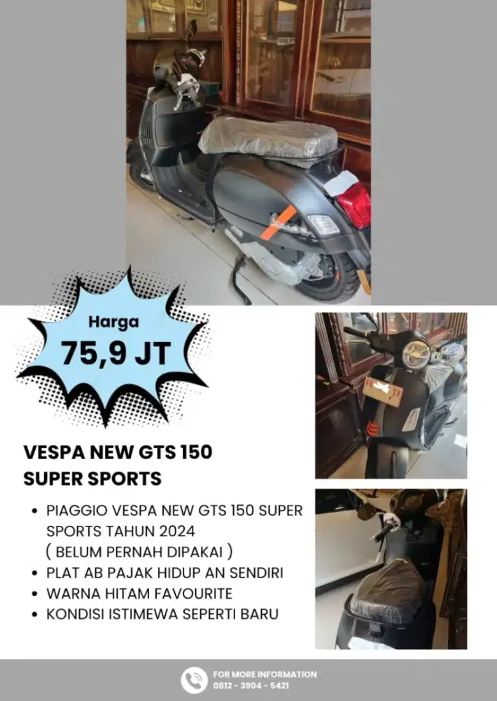VESPA NEW GTS 150 SUPER SPORTS