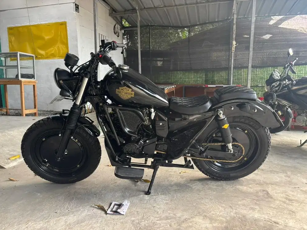 DIJUAL MOTOR CUSTOM BOBBER YAMAHA BYSON (15 JUTAAN!)