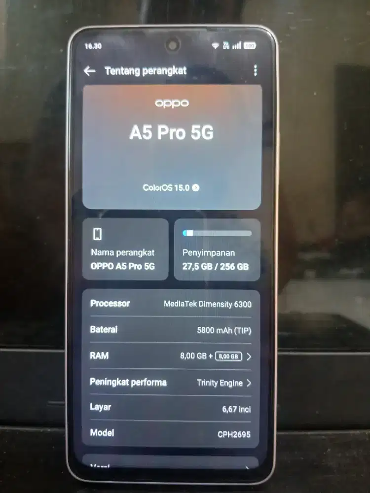 Oppo A5 Pro 5G 8/256 + charger