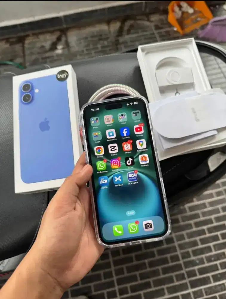 iPhone 16 Plus 256 IBOX Lengkap