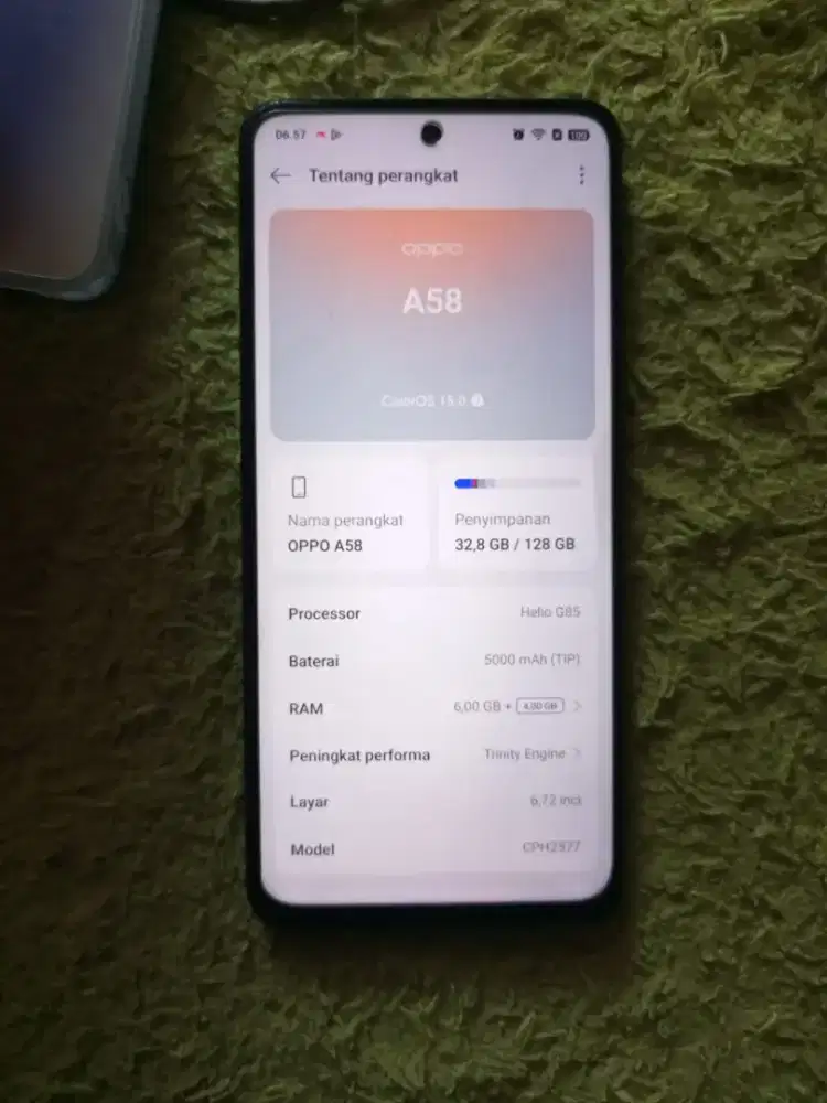 Jual cepat hp oppo a58