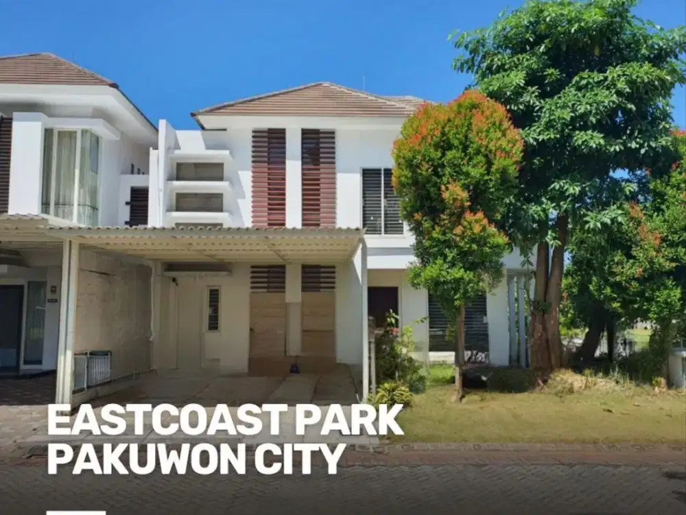 Rumah Eastcoast Park Pakuwon City MINIMALIS SIAP HUNI JALAN UTAMA