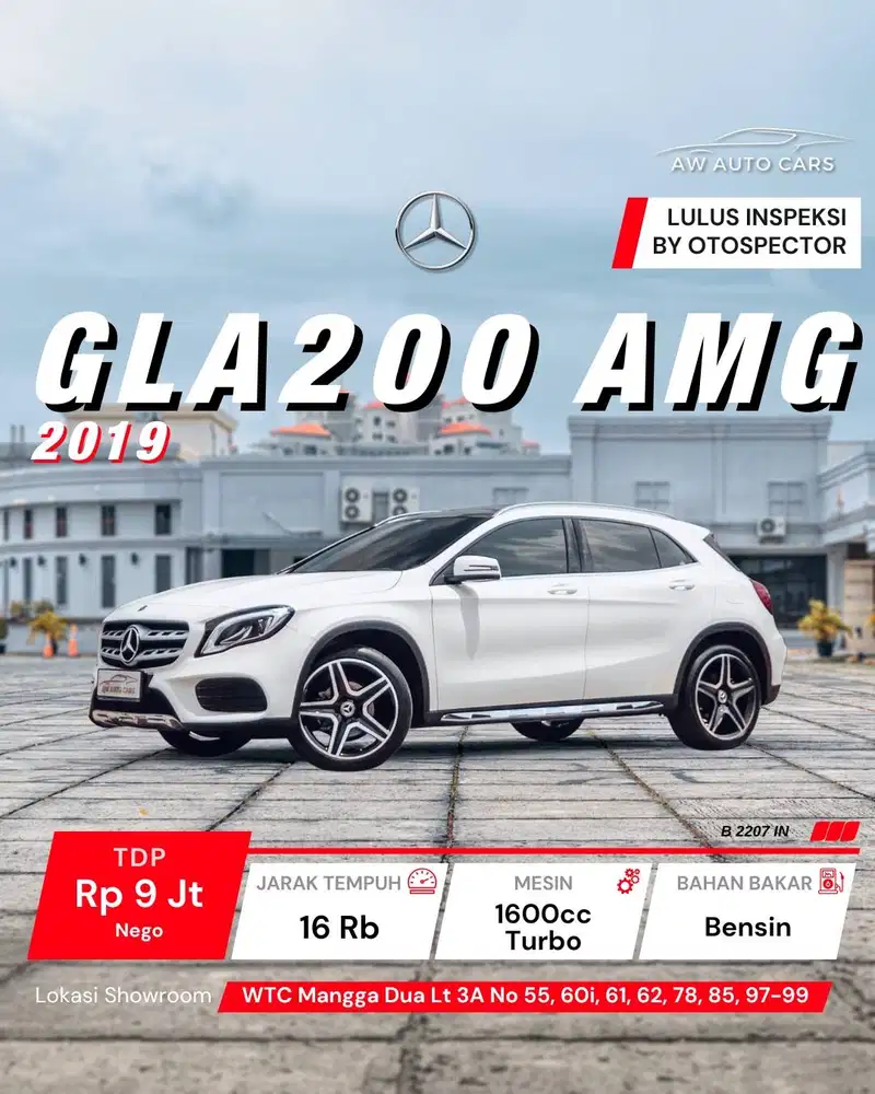 [TDP 9 JT, LOW KM] GLA200 AMG 2019 GLA 200 mdl 2018