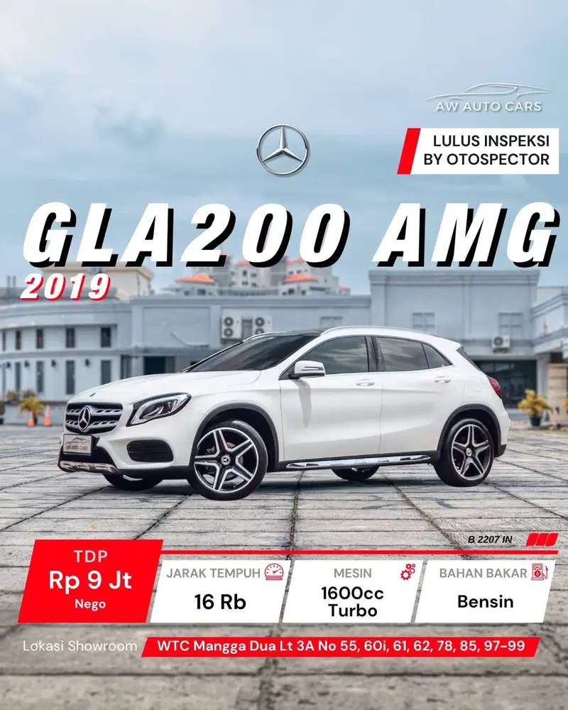 [TDP 9 JT, LOW KM] GLA200 AMG 2019 GLA 200 mdl 2018