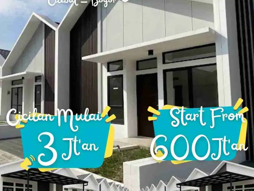 rumah ready stock dekat stasiun DP 0 hanya 1 jt all in
