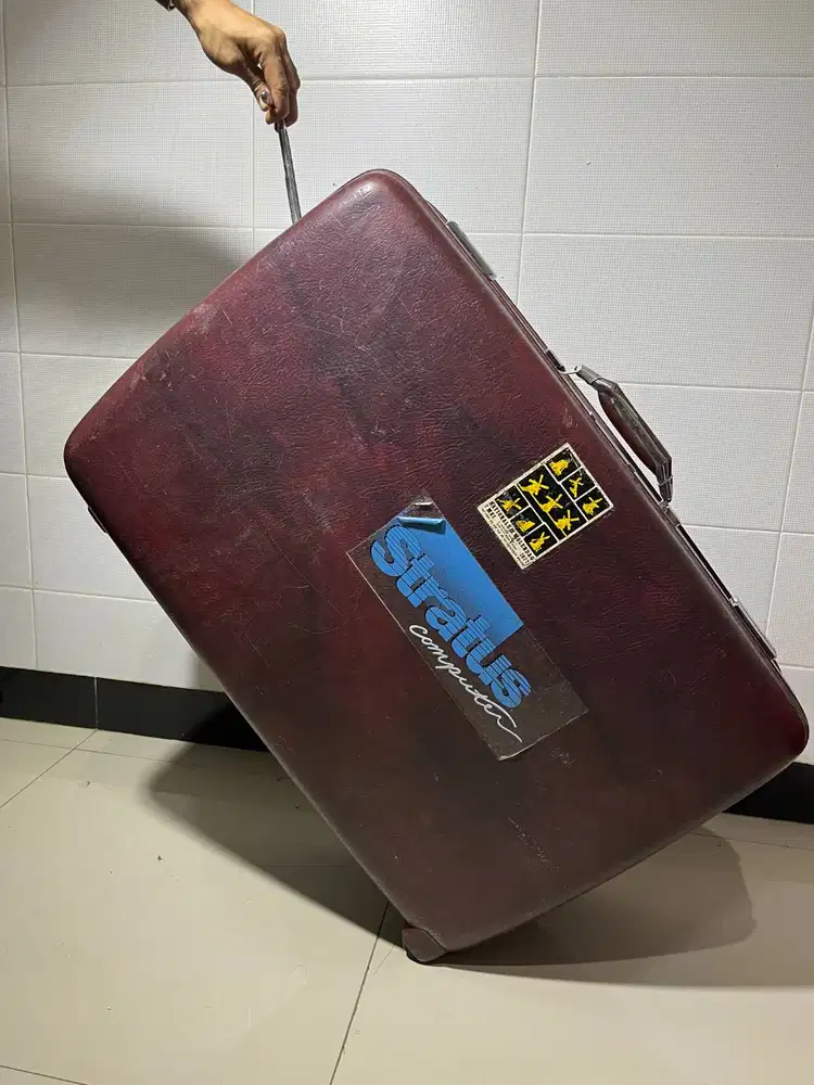 American Tourister USA suitcase koper jumbo besar antik