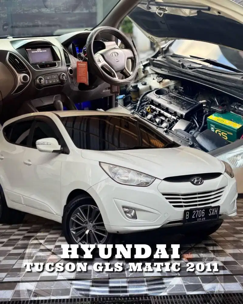 Hyundai Tucson 2.0 GLS AT Matic 2011 Putih Kondisi Siap Pakai