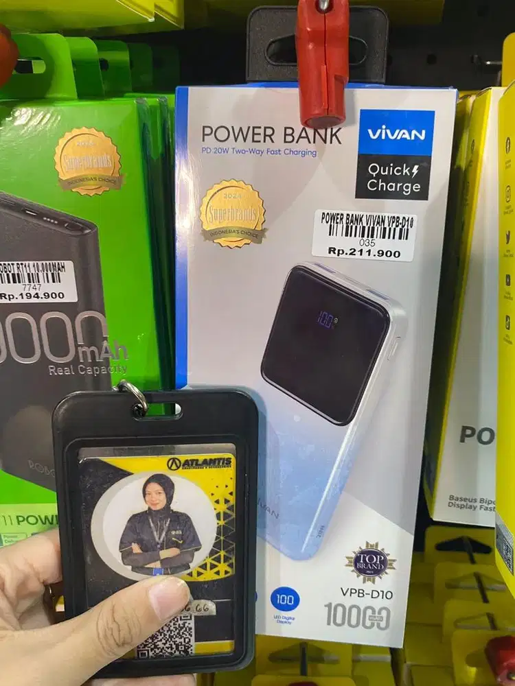 POWER BANK VIVAN VPB-D10 | ATLANTIS DAHSYAT