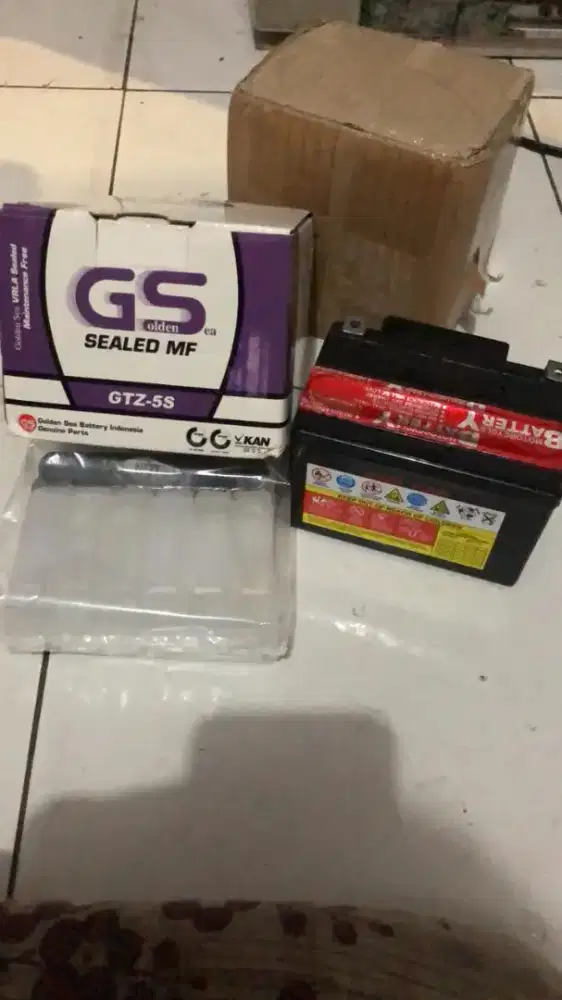 Dijual aki motor merk GS sealed MF GTZ-5S