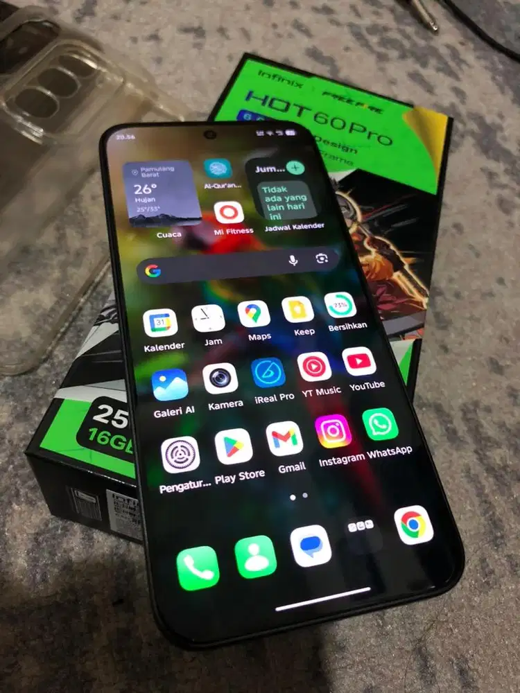 infinix hot 60 pro Ram 16/256Gb nfc ex erafone