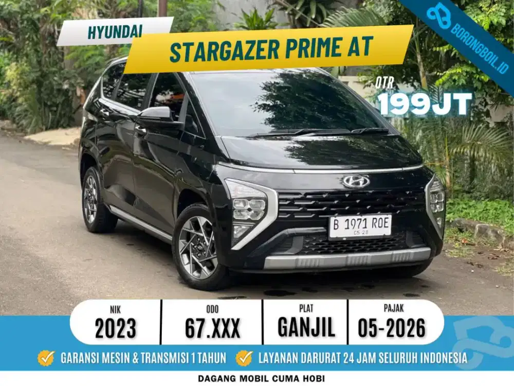 [TERMURAH] Hyundai Stargazer 1.5 Prime Captain Seat AT 2023