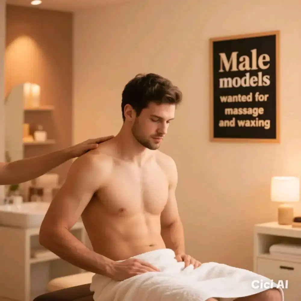 Model spa/pijat dan waxing (khusus pria)