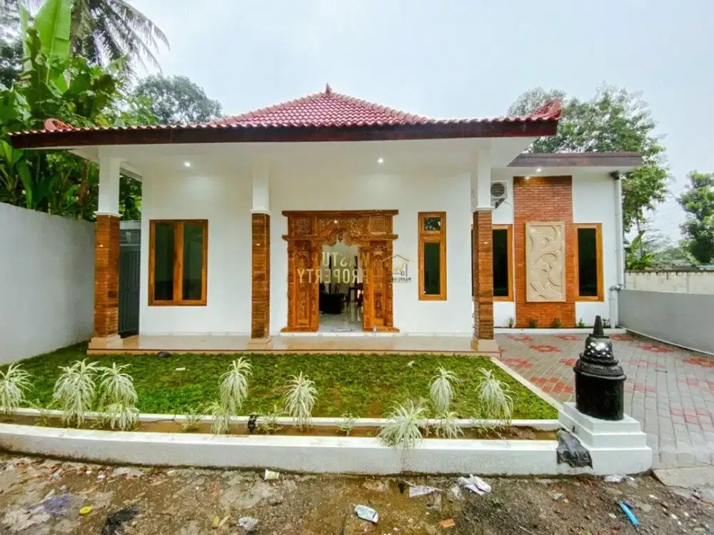 Rumah Tinggal Etnik Style Dekat Jl. Raya Borobudur
