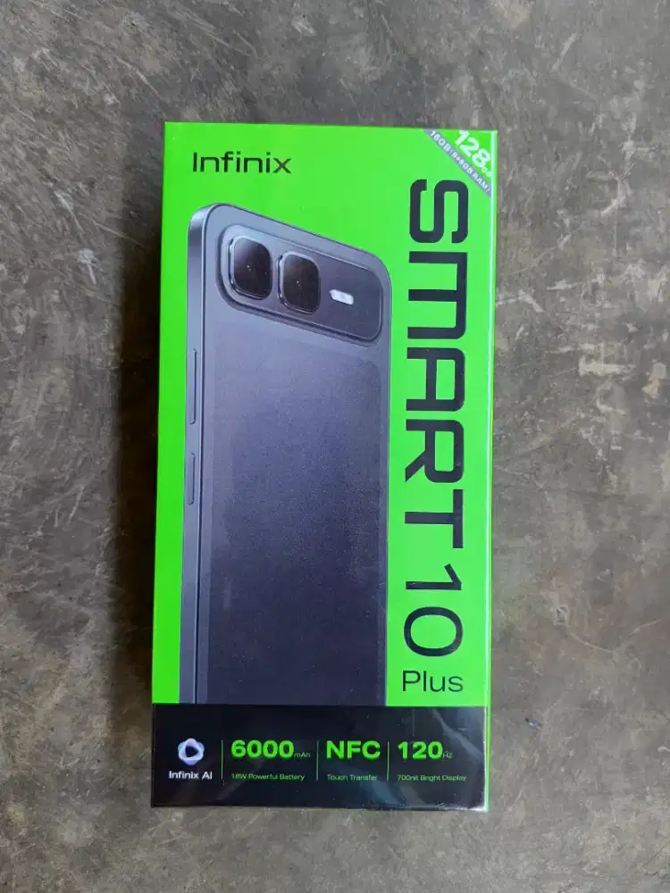 Infinix Smart 10+ Plus 8/128 Baru