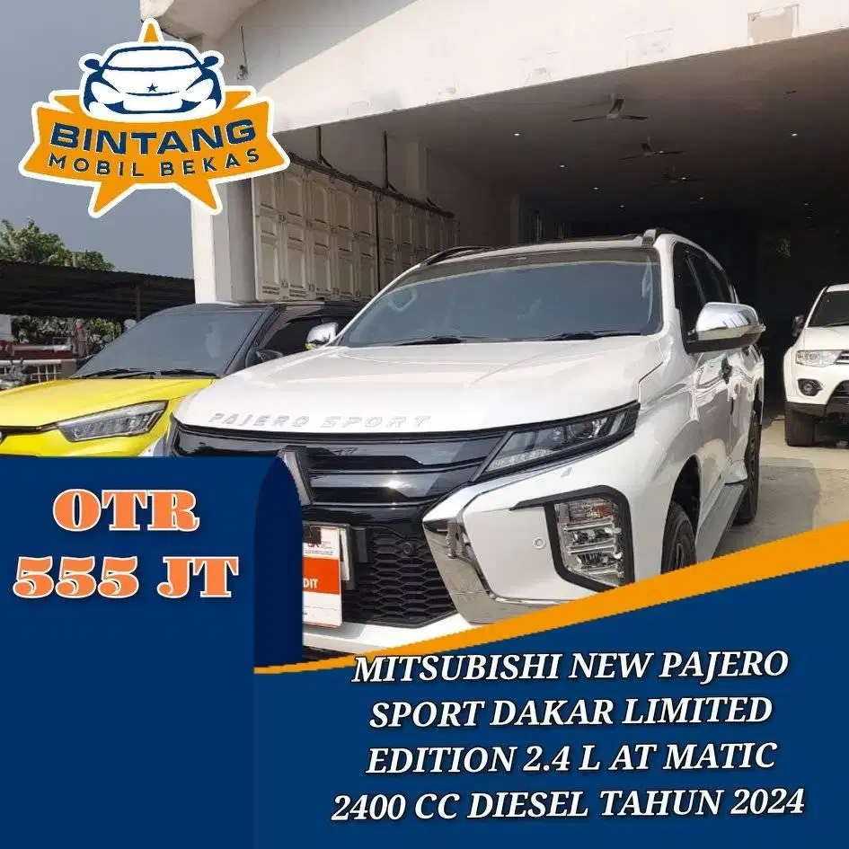 MITSUBISHI NEW PAJERO SPORT DAKAR ELITE LIMITED 2.4 MATIC TAHUN 2024