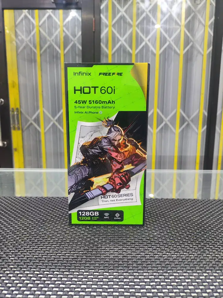 Infinix Hot 60i 6/128 GB Baru Segel Resmi
