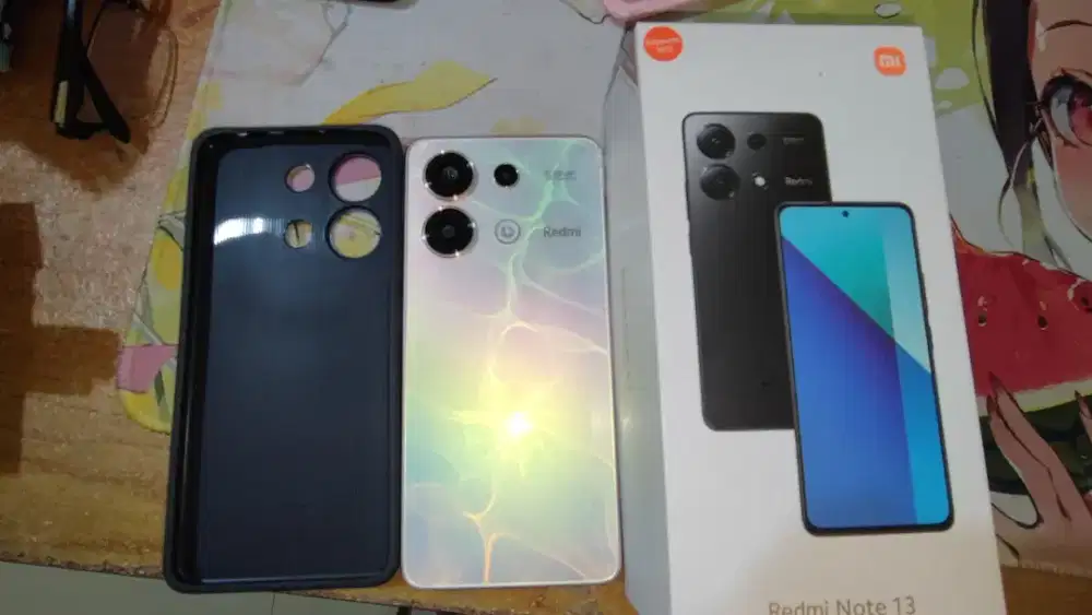 redmi note 13 4G  8/256 fulset cas bawaan