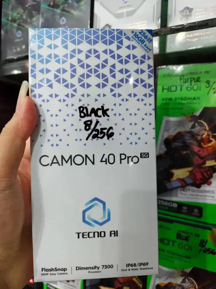 Tecno camon 40 pro 5G promo garansi resmi segel pabrik new