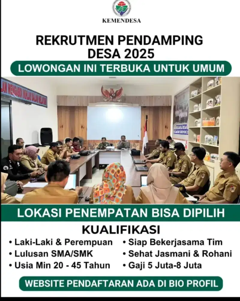 REKRUTMEN PENDAMPING DESA 2025