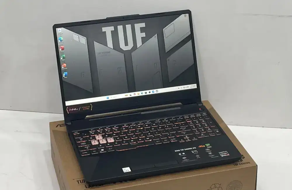 Asus TUF A15 Ryzen 7 7435HS rtx 2050 16/512 ssd, fullset garansi on