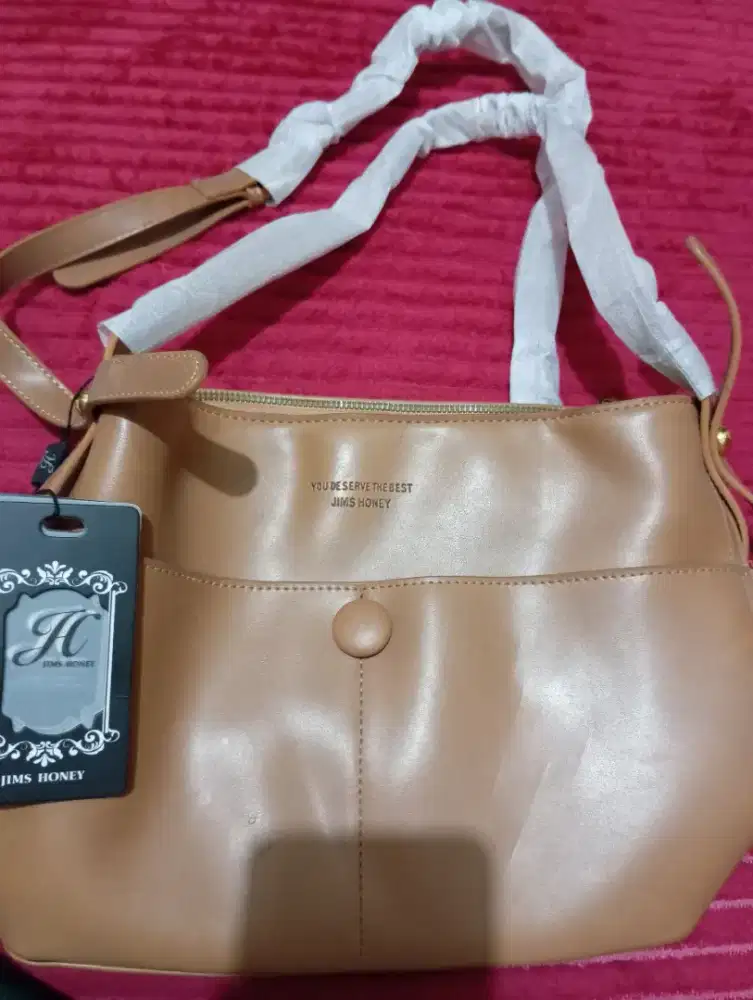 Tas jims honey warna coklat