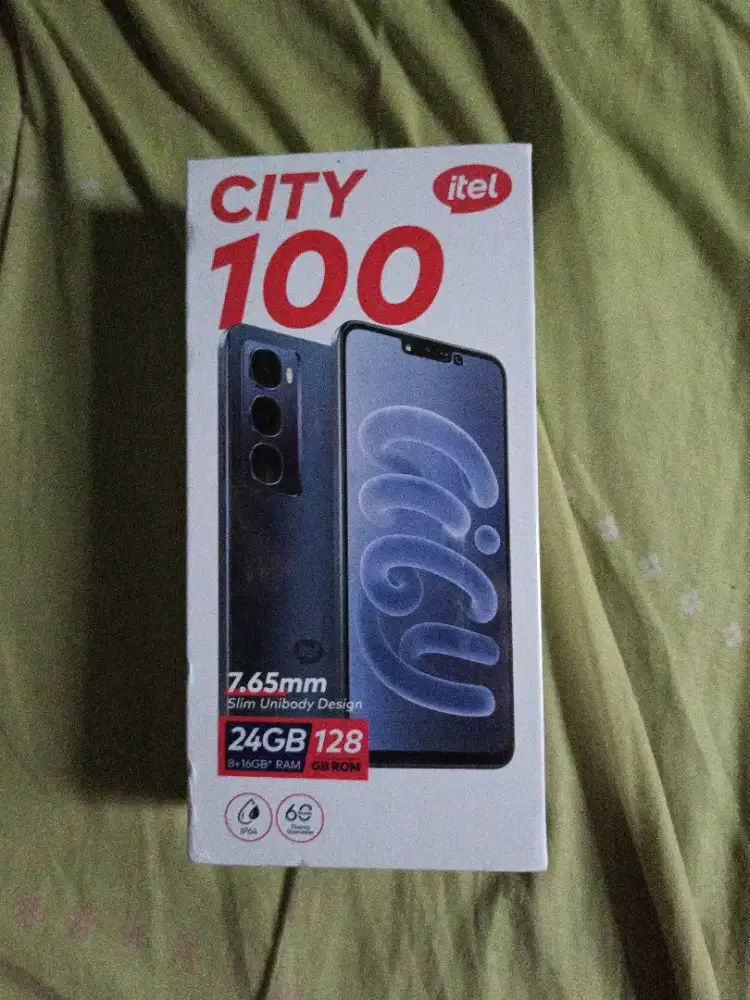 Itel City 100 8/128 new garansi resmi
